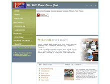 Tablet Screenshot of louvrecollege.com